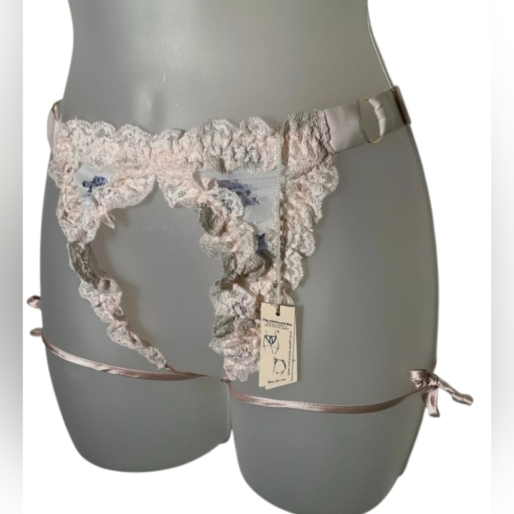 WE ARE HAH @ Free People FlipHAHround Bralette & Garter - Picture 3 of 4